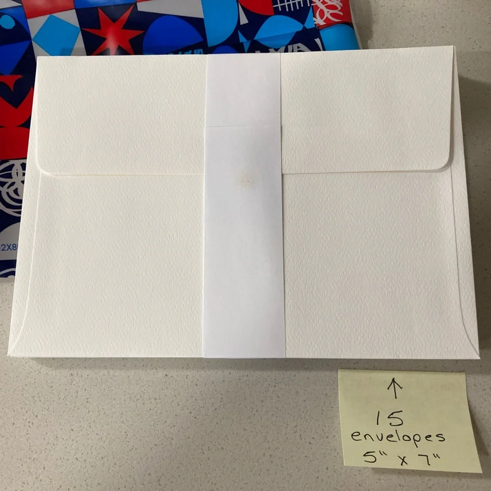 HP product set of photo paper and envelopes